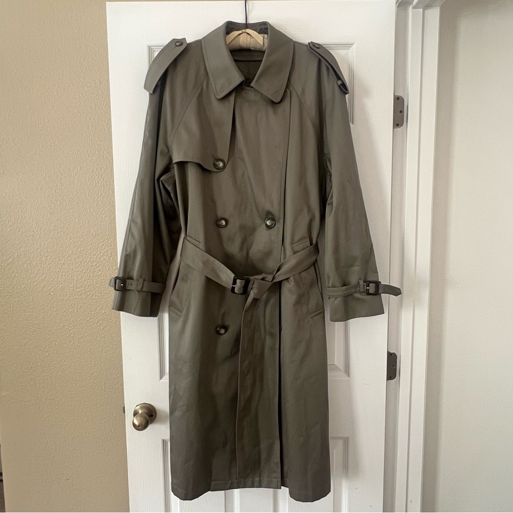 Ralph Lauren CHAPS Trench Coat Jacket - Size 40R